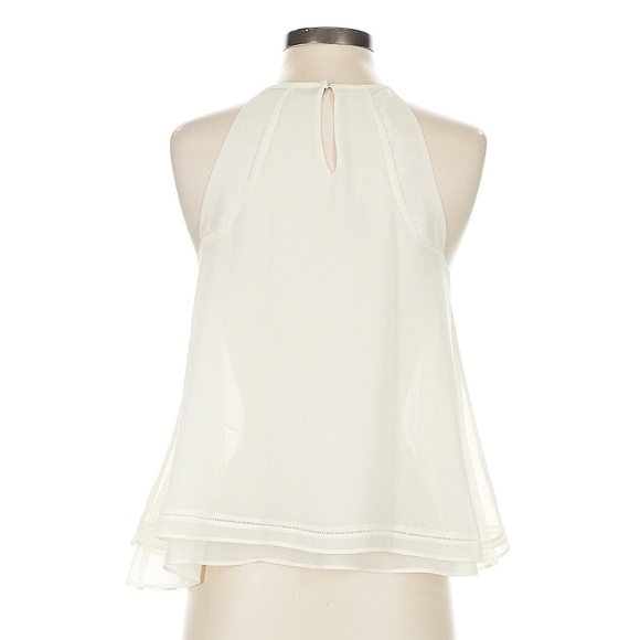 NWT: Zara Flowing Double Tiered Halter Style Sleeveless Blouse• X-Small - Picture 3 of 6